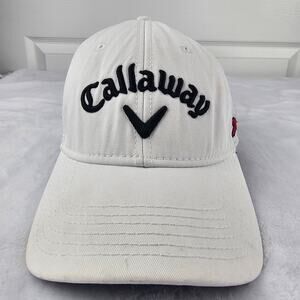 Callaway XHOT Odyssey Golf Hat White Cotton Blend L/XL